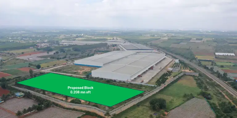 2,08,000 sqft warehouse in Bengaluru, Karnataka