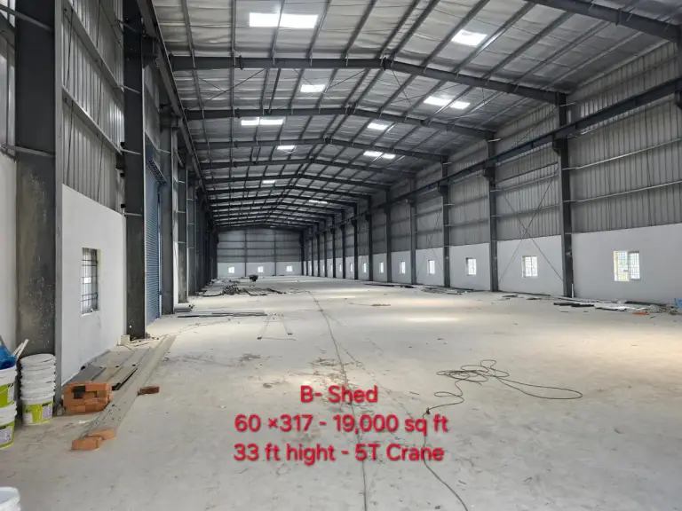 19,000 sqft warehouse in Chennai, Tamil Nadu