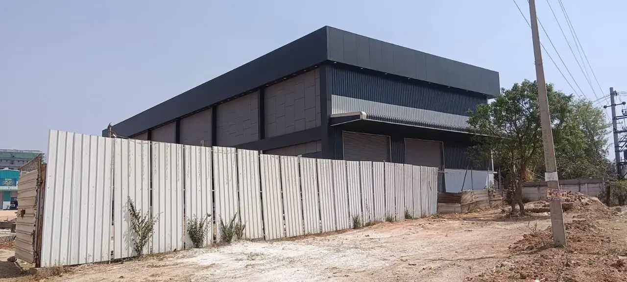 Warehouse exterior in Jakkur, Bengaluru