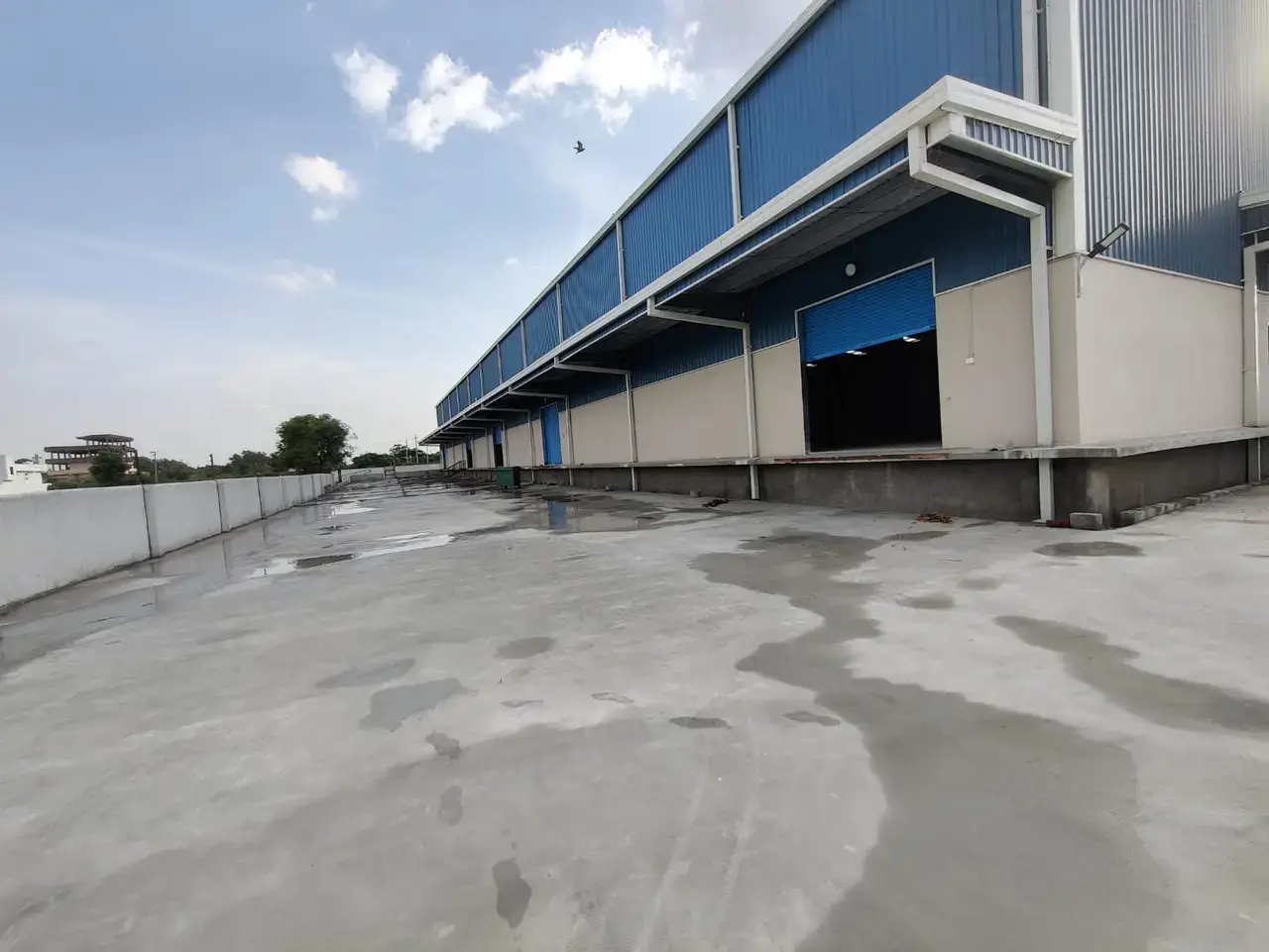 Warehouse exterior in Shamshabad, Hyderabad