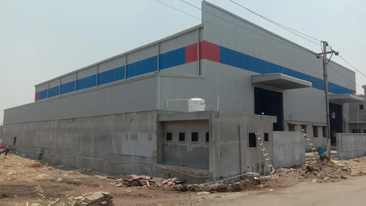 Warehouse exterior in Chakan, Pune