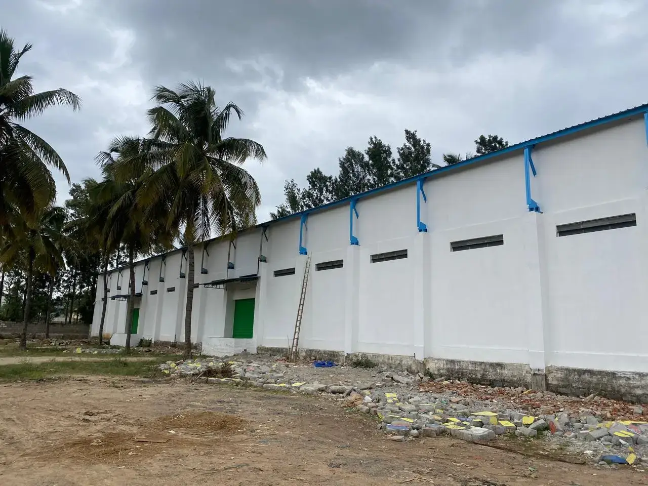 Warehouse exterior in Peenya, Bengaluru