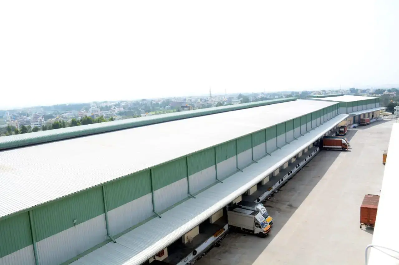 Warehouse exterior in Soukya Road, Bengaluru
